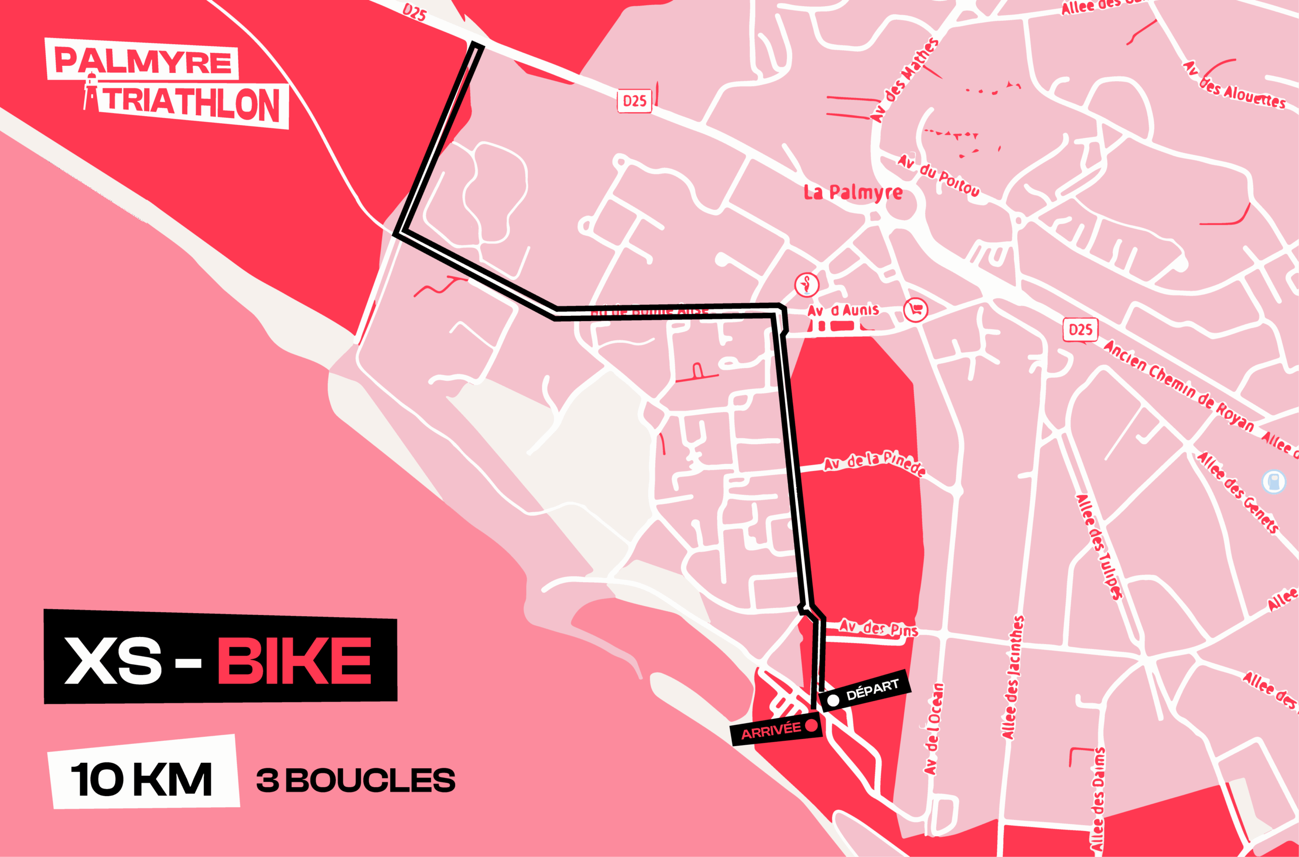 Parcours Triathlon XS