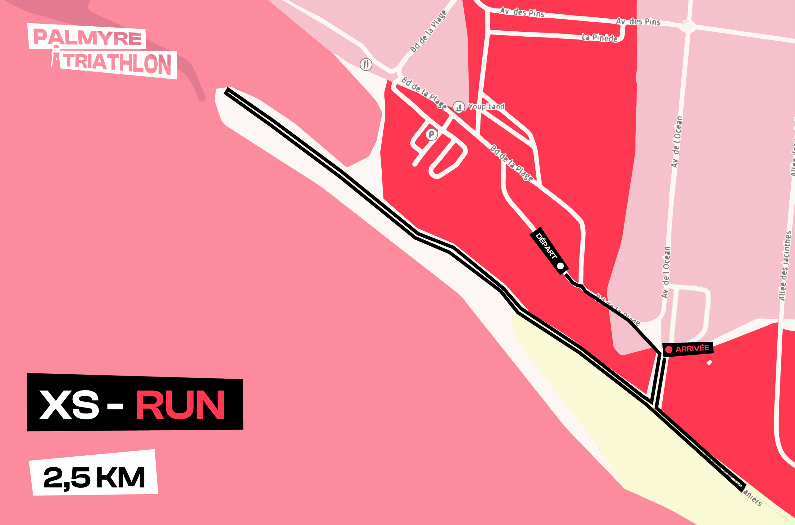 Parcours Triathlon XS